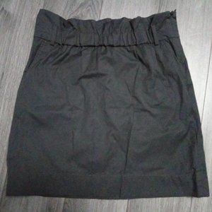 Banana Republic Dark Gray Paperbag Skirt NWOT